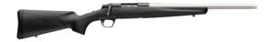 Browning 036116282 X-Bolt 2 Special LR SPR Full Size 6.5 Creedmoor 4+1 18" Matte Stainless Steel Threaded Barrel, Matte Stainless Steel Drilled & Tapped Receiver, Black Adj Comb & LOP Synthetic Stock,