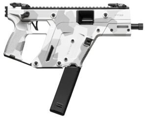 Kriss USA KV103PAD00 Vector SDP Gen3 10mm Auto 33+1 5.50″ Black Nitride Threaded Barrel, Arctic Delta Cerakote Receiver w/Picatinny Rail, Rear Picatinny Rail, M-LOK Handguard, White Polymer Grip