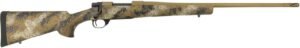 Howa HFN243SE 1500 Fence Line 243 Win 5+1 22″ Flat Dark Earth Cerakote Threaded Barrel, Flat Dark Earth Cerakote Aluminum Drilled & Tapped Receiver, Scorched Earth Camo Fixed Synthetic Stock, Right Ha