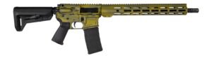 Shark Coast Tactical SCC101921BAZJ Bazooka Joe 5.56 NATO 30+1 16″ Black Melonite Threaded Barrel, Aluminum Receiver w/Picatinny Rail, M-LOK Handguard, Magpul MOE SL Black Polymer Stock, Magpul MOE Gri