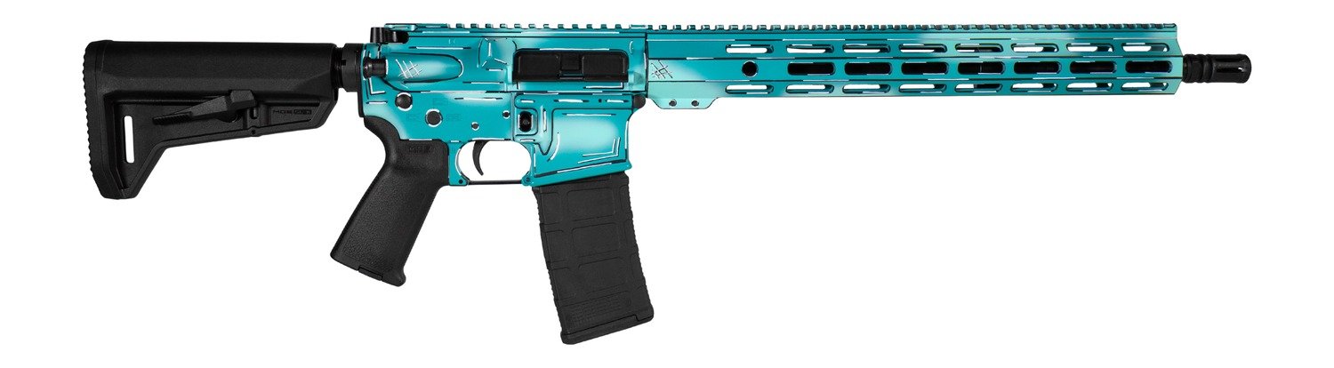 Shark Coast Tactical SCC101969ABRZCC Anime-15 *CA Compliant 5.56 NATO 10+1 16″ Black Melonite Threaded Barrel, Aluminum Receiver w/Picatinny Rail, M-LOK Handguard, Magpul MOE SL Black Polymer Stock, M Shark Coast Tactical SCC101969ABRZCC Anime-15 *CA Compliant 5.56 NATO 10+1 16″ Black Melonite Threaded Barrel, Aluminum Receiver w/Picatinny Rail, M-LOK Handguard, Magpul MOE SL Black Polymer Stock, M