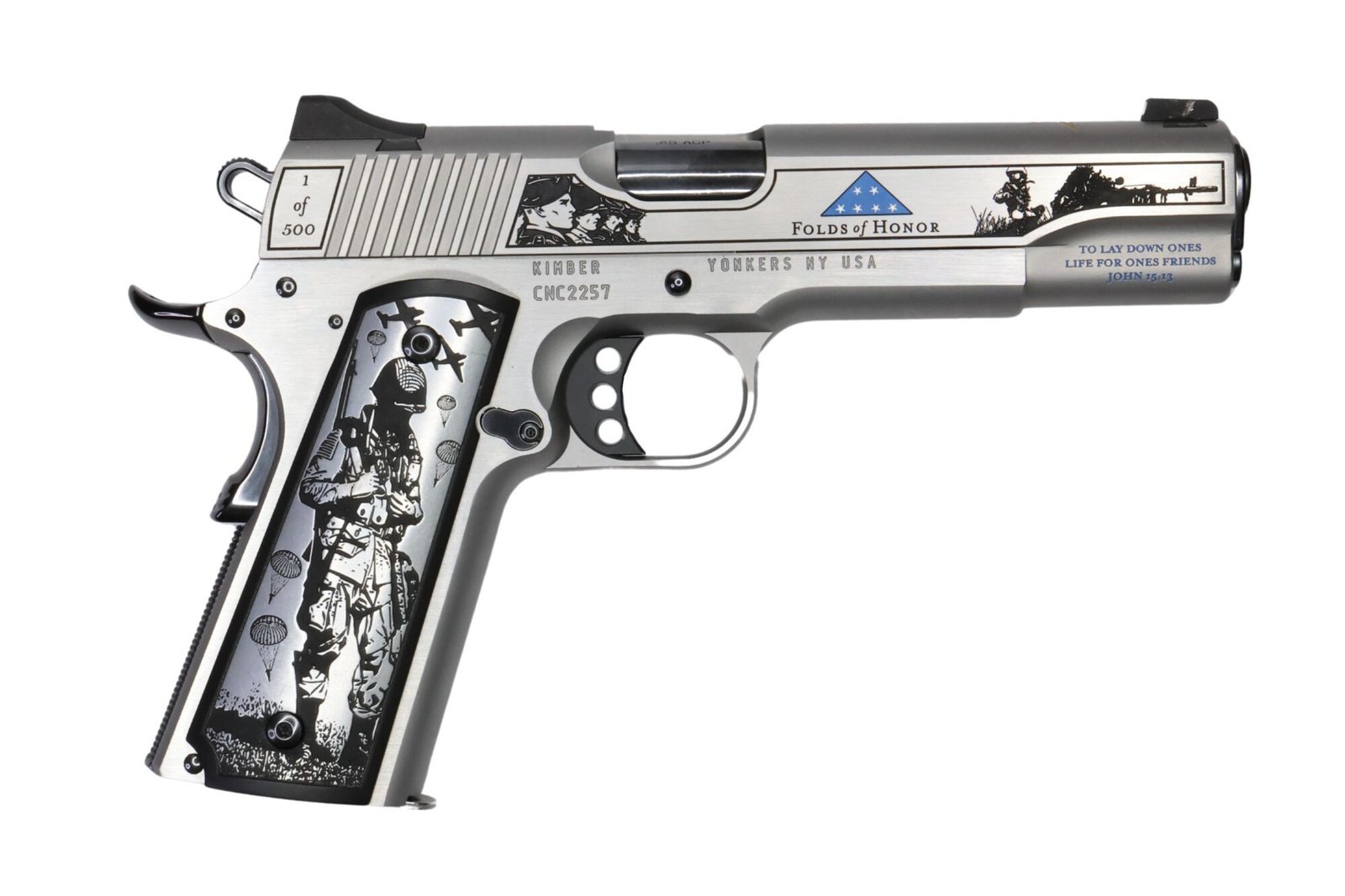 KIMBER 1911 FOLDS OF HONOR 45ACP 1 OF 500 CNCFOLDSHONOR KIMBER 1911 FOLDS OF HONOR 45ACP 1 OF 500 CNCFOLDSHONOR