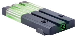 Meprolight USA 631103108 FT Bullseye Rear Sight Green Tritium FO/Black Frame Fits Springfield XD/XDM/Hellcat, Dovetail Mount