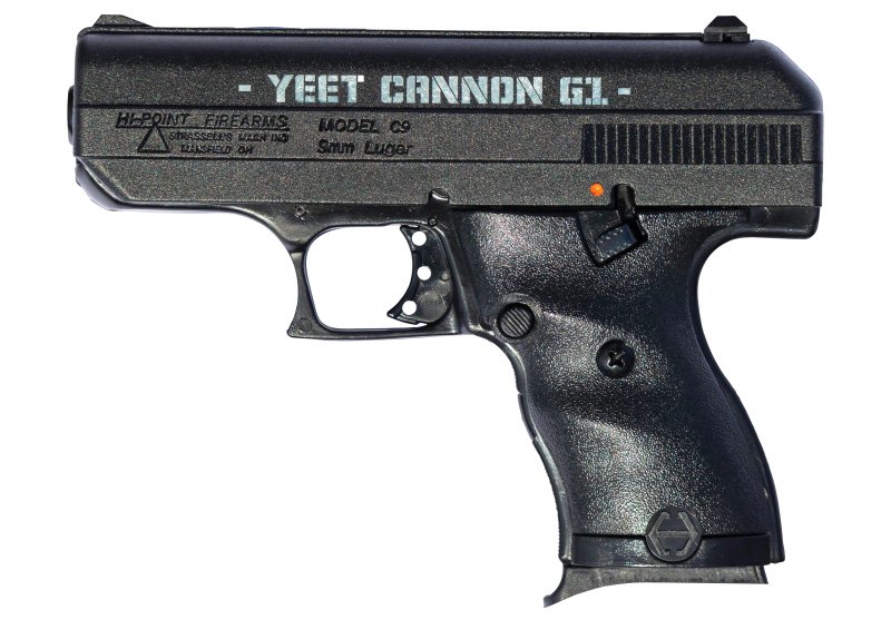 9mm 3.5″ Black As-Po lymer YEET CANNON G1 9mm 3.5″ Black As-Po lymer YEET CANNON G1