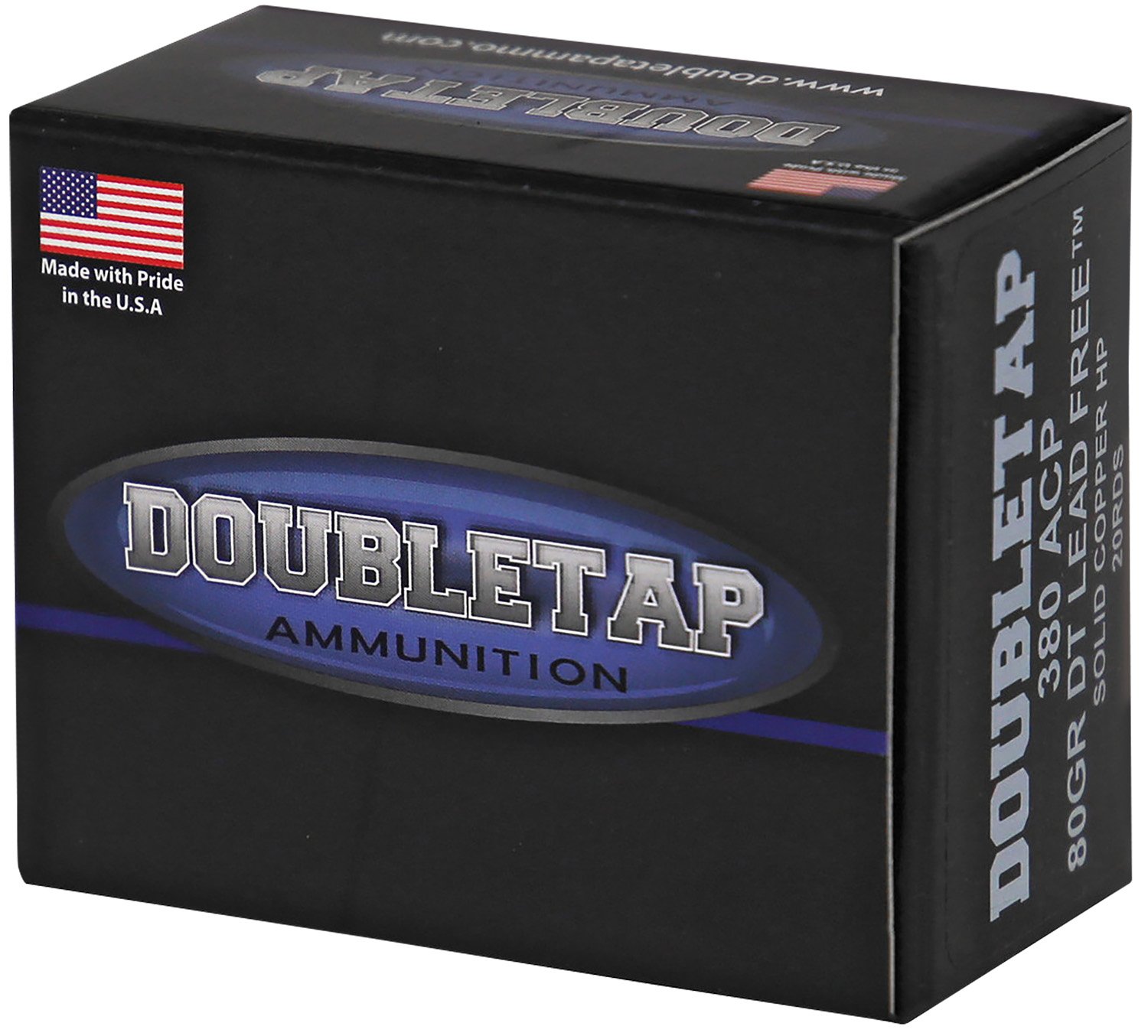 DoubleTap Ammunition 380A80X Defense Tac- XP 380ACP 80gr DT Lead Free 20 Per Box/50 Case DoubleTap Ammunition 380A80X Defense Tac- XP 380ACP 80gr DT Lead Free 20 Per Box/50 Case