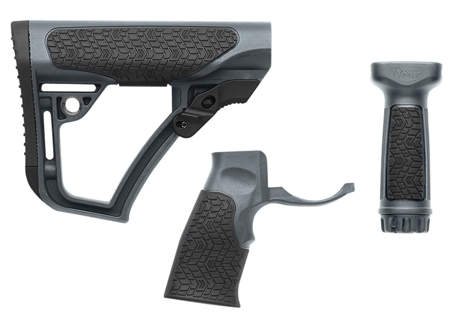 Daniel Defense 2810206145012 OEM Collapsible Daniel Defense Tornado Polymer, Front & Pistol Grip, for AR-Platform with Mil-Spec Receiver Extension (Tube Not Included)