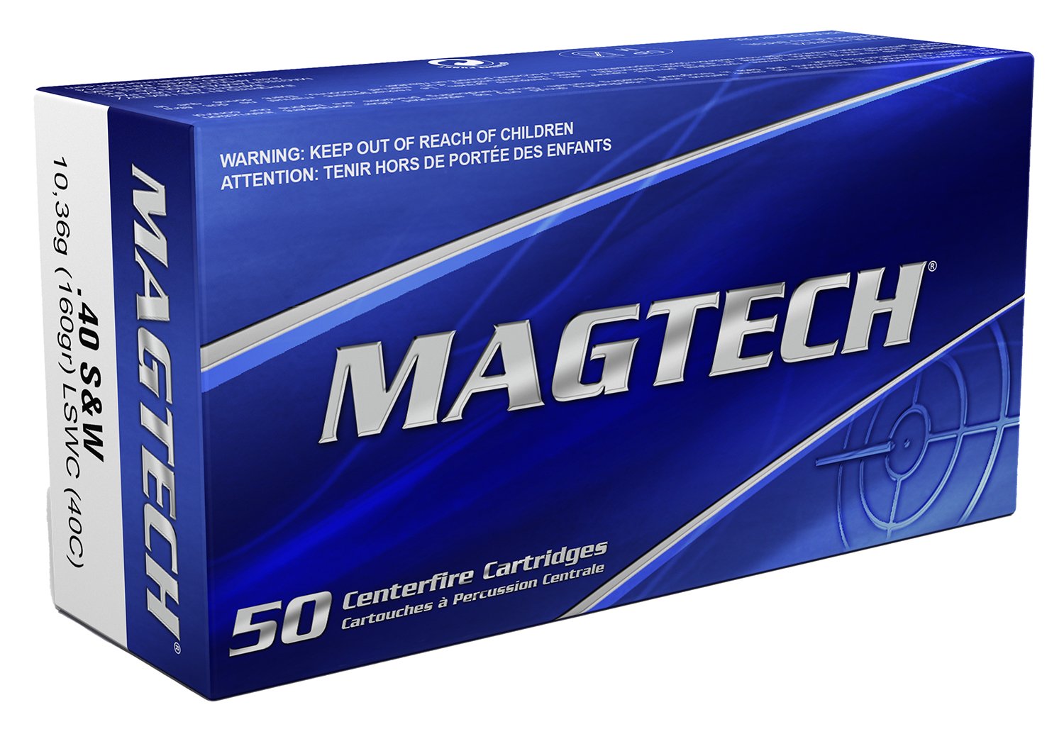 Magtech 40C Range/Training 40S&W 160gr Lead Semi Wadcutter 50 Per Box/20 Case Magtech 40C Range/Training 40S&W 160gr Lead Semi Wadcutter 50 Per Box/20 Case