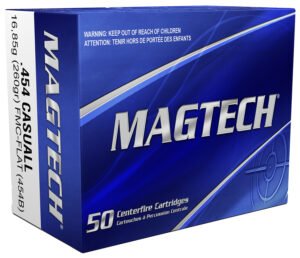 Magtech 454B Range/Training  454Casull 260gr Full Metal Jacket Flat Nose 20 Per Box/50 Case
