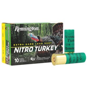 Remington Ammunition 26693 Nitro Turkey  12Gauge 3″ 1 7/8oz 4Shot 10 Per Box/10 Case