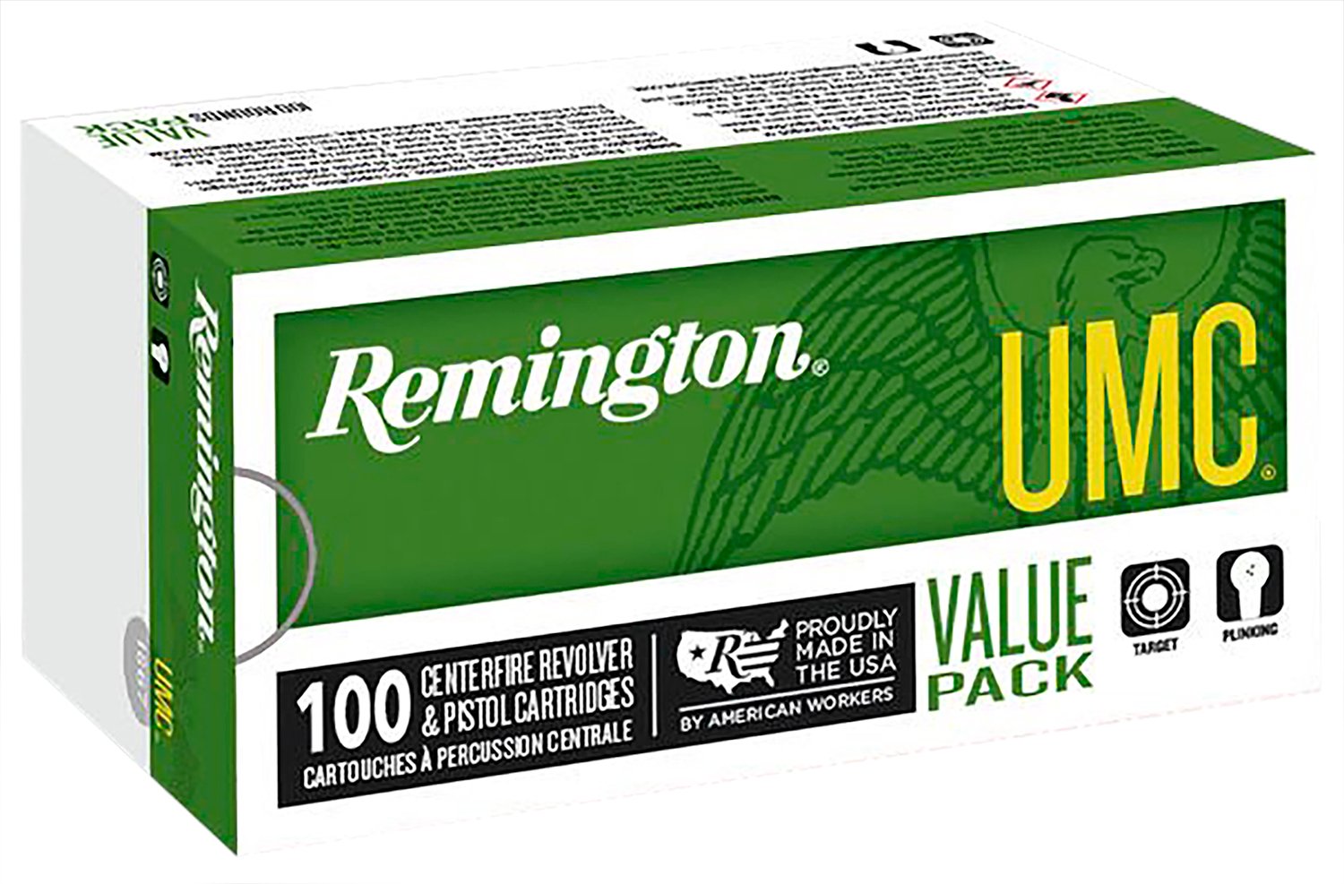 Remington Ammunition 23771 UMC Value Pack 38Special+P 125gr Jacket Hollow Point 100 Per Box/6 Case Remington Ammunition 23771 UMC Value Pack 38Special+P 125gr Jacket Hollow Point 100 Per Box/6 Case