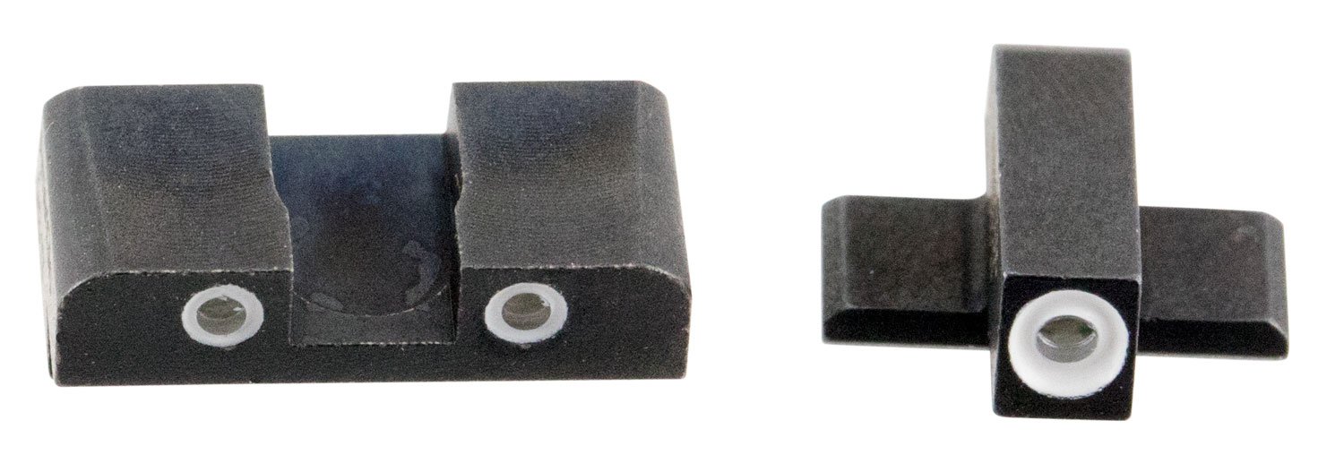 AmeriGlo SG161 Classic Tritium Sight Set for Sig Sauer Green Tritium White Outline Front Sight-Green Tritium White Outline Rear Sight