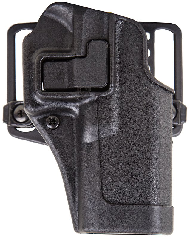 Blackhawk 410513BKR Serpa CQC OWB Size 13 Matte Black Polymer Belt Loop/Paddle Compatible w/Glock 20/21/S&W M&P/M&P Pro Right Hand