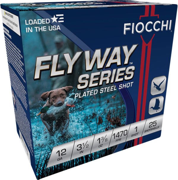 Fiocchi 1235ST1 Flyway  12Gauge 3.50″ 1 3/8oz 1Shot 25 Per Box/10 Case