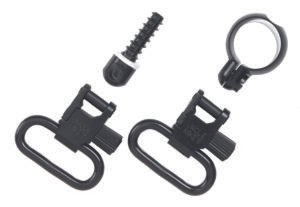 Uncle Mike's 13312 Full Band Swivel Set Quick Detach 115 CF Blued 1.25" Loop for Lever Action Winchester & Marlin