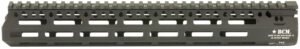 BCM MCMR13556BLK BCMGunfighter MCMR 13" M-LOK, Free-Floating Style Made of Aluminum with Black Anodized Finish for AR-Platform