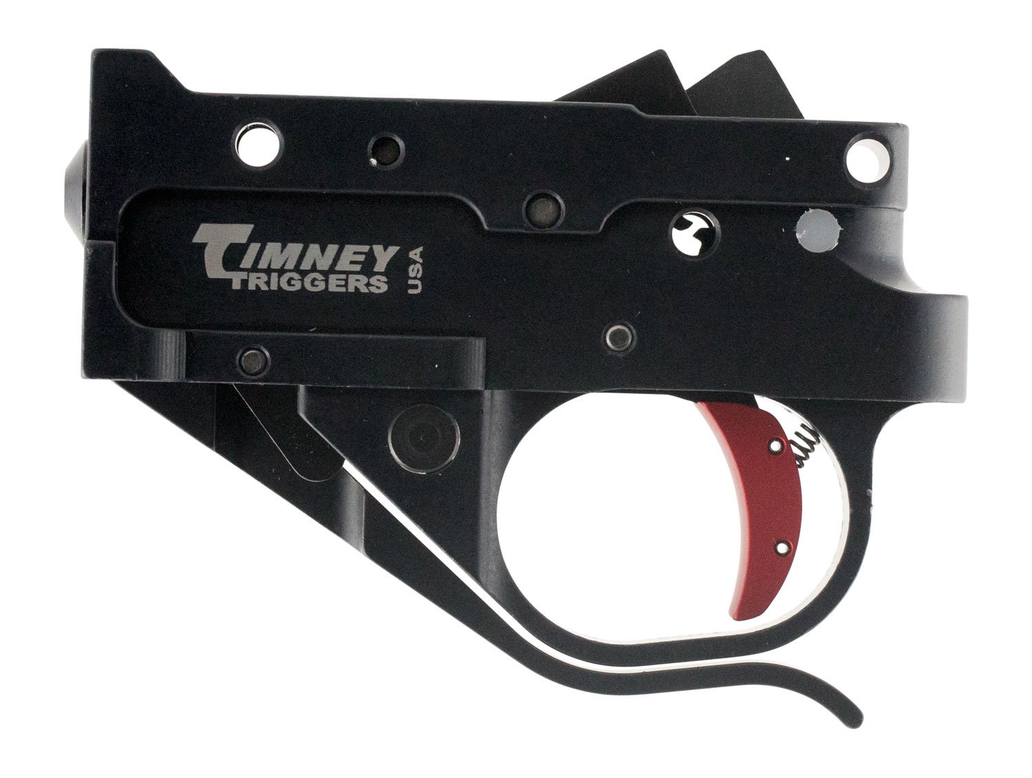 Timney Triggers 10222C Replacement Trigger Single-Stage Curved Trigger with 2.75 lbs Draw Weight & Black/Red Finish for Ruger 10/22 Timney Triggers 10222C Replacement Trigger Single-Stage Curved Trigger with 2.75 lbs Draw Weight & Black/Red Finish for Ruger 10/22