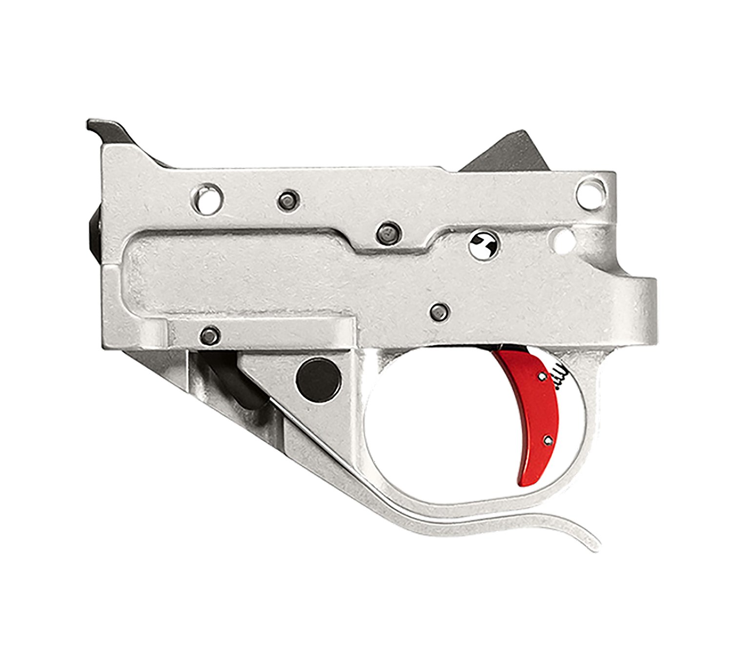 Timney Triggers 10222C16 Replacement Trigger Single-Stage Curved Trigger with 2.75 lbs Draw Weight & Silver/Red Finish for Ruger 10/22 Timney Triggers 10222C16 Replacement Trigger Single-Stage Curved Trigger with 2.75 lbs Draw Weight & Silver/Red Finish for Ruger 10/22