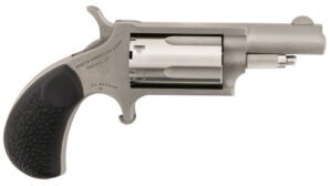 North American Arms 22MGRCHSS Mini-Revolver Carry Combo Sports South Exclusive 22 WMR 5 Shot 1.63″ Stainless Steel Barrel, Frame & Cylinder, Black Rubber Grip, Exposed Hammer, Side Carry Holster