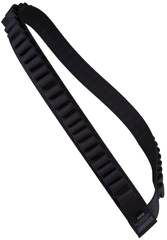 Blackhawk 43SB55BK Shotgun Bandoleer  Black Nylon 55rd Over The Shoulder Mount