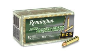 Remington Ammunition 21184 Premier Magnum Rimfire 22WMR 33gr AccuTip V 50 Per Box/40 Case
