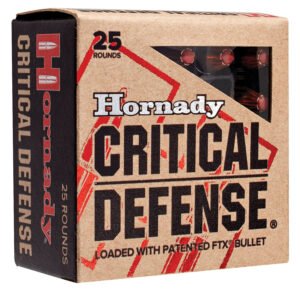 Hornady 90310 Critical Defense  38Special 110gr Hornady Flex Tip eXpanding 25 Per Box/10 Case