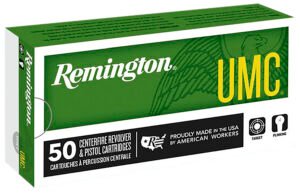 Remington Ammunition 23744 UMC  44RemMag 180gr Jacketed Soft Point 50 Per Box/10 Case