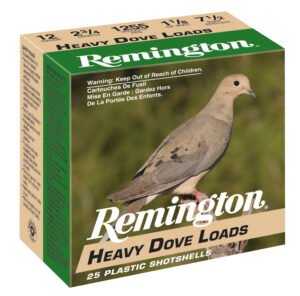 Remington Ammunition 28755 Heavy Dove Loads  12Gauge 2.75″ 1 1/8oz 7.5Shot 25 Per Box/10 Case