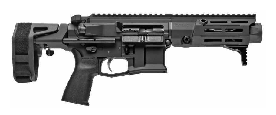 MAXIM PDX- PISTOL 300 BLKOUT 5.5IN BARREL 20RD BLACK-SCW BRACE-ALG TRIGGER-MDX TWO PIECE HANDGUARD-HATE BRAKE FLASH HIDER MXM-47823
