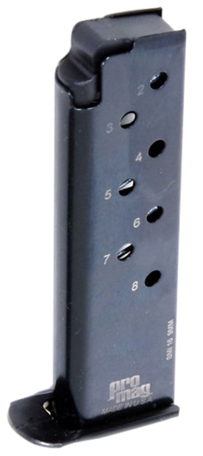 ProMag SMI16 Standard 8rd Single Stack 9mm Luger Fits S&W M39 Blued Steel ProMag SMI16 Standard 8rd Single Stack 9mm Luger Fits S&W M39 Blued Steel