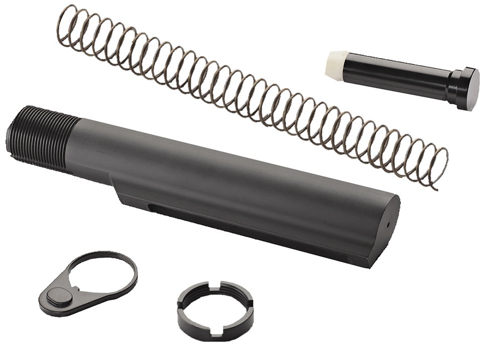 Advanced Technology A5102240 Military Buffer Tube Assembly AR-15 Black Anodized Aluminum Advanced Technology A5102240 Military Buffer Tube Assembly AR-15 Black Anodized Aluminum