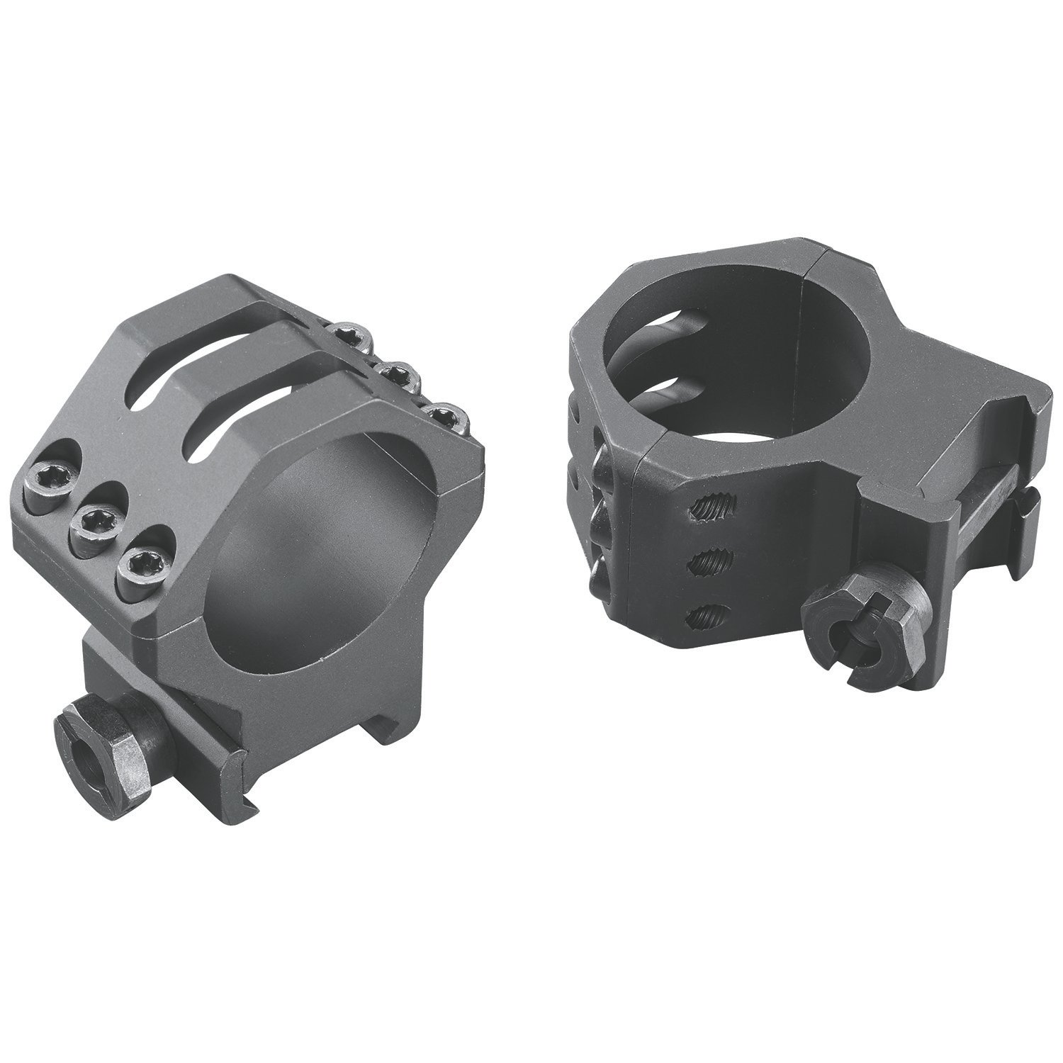 Weaver Mounts 99694 Six-Hole Picatinny Rings Matte Black 30mm High