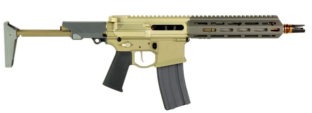 Q HONEY BADGER 5.56/223 10IN BARREL SBR 1 IN15 TWIST GRAY ACCENTS HB-556-10IN-SBR