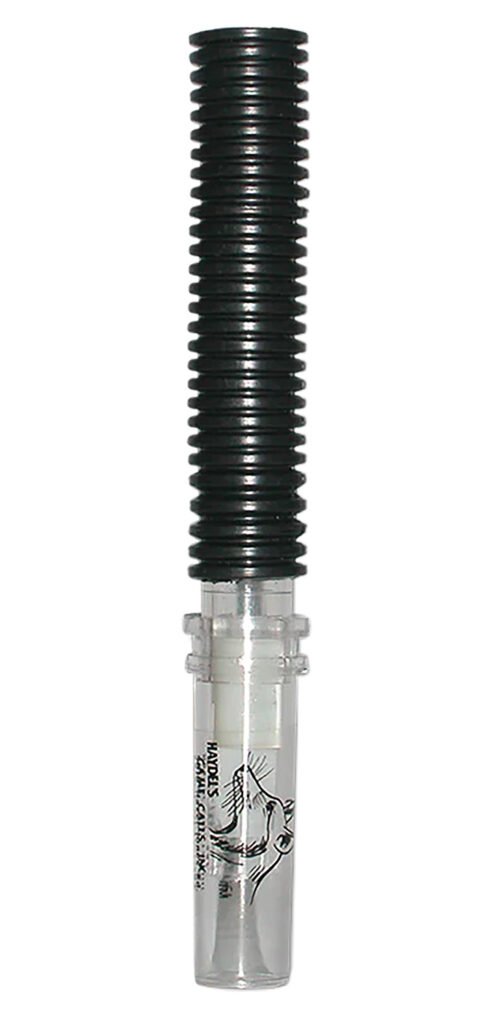 Haydel's Game Calls CH92 Coyote Howler  Tube Call Coyote Sounds Attracts Dominate Dogs Clear/Black Plastic