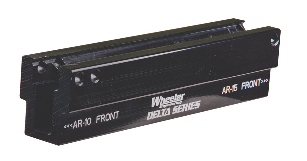 Wheeler 156888 Delta Series Upper Pic Rail Vise Block Black Aluminum Rifle AR-15/AR-10 Wheeler 156888 Delta Series Upper Pic Rail Vise Block Black Aluminum Rifle AR-15/AR-10
