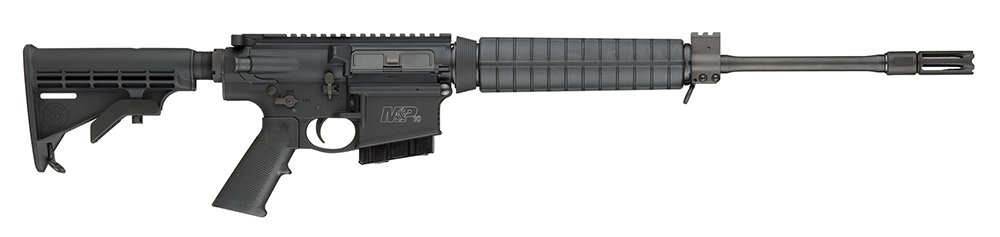 Smith & Wesson 811311 M&P10 Optic Ready *MD Compliant 308 Win/7.62x51mm NATO 10+1 18″ Black Armornite Barrel, Black Receiver, Black 6 Position Stock & Polymer Grip, Ambidextrous Safety Smith & Wesson 811311 M&P10 Optic Ready *MD Compliant 308 Win/7.62x51mm NATO 10+1 18″ Black Armornite Barrel, Black Receiver, Black 6 Position Stock & Polymer Grip, Ambidextrous Safety