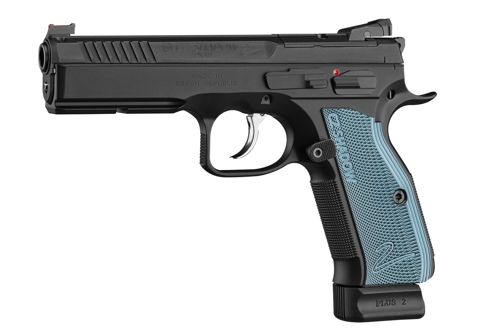 CZ 75 SHADOW 2 9MM 5″ BLUE OR CZ 75 SHADOW 2 9MM 5″ BLUE OR