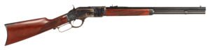 Taylors & Company 550221COM 1873 Comanchero Uberti Full Size 45 Colt (Long Colt) 10+1 20″ Blued Octagon Barrel, Color Case Hardened Steel Receiver, Walnut Fixed Stock, Right Hand