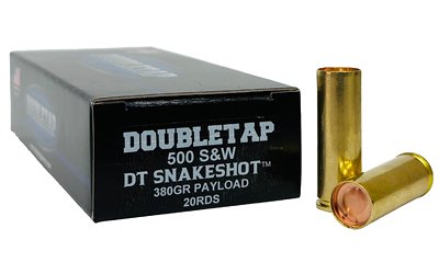 DBLTAP SNAKESHOT 500S&W 380GR 20/500 DBLTAP SNAKESHOT 500S&W 380GR 20/500