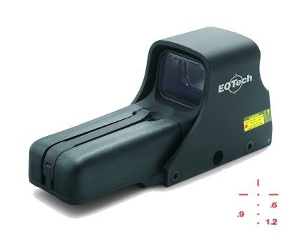 EO TECH 552 308 BALLISTIC RETICLE EO TECH 552 308 BALLISTIC RETICLE