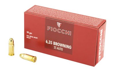 FIOCCHI 25ACP 50GR FMJ 50/1000 FIOCCHI 25ACP 50GR FMJ 50/1000