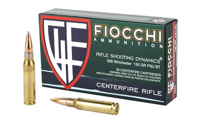FIOCCHI 308WIN 150GR FMJBT 20/200 FIOCCHI 308WIN 150GR FMJBT 20/200