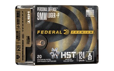 FED PRM PD 9MM HST 124GR JHP 20/200 FED PRM PD 9MM HST 124GR JHP 20/200