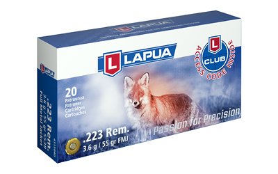 LAPUA 223 REM 55GR FMJ 20/600 LAPUA 223 REM 55GR FMJ 20/600