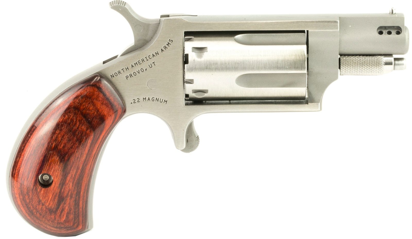 NORTH AMERICAN ARMS MINI 22MAG/22LR 1-1/8″ SS PRTD NORTH AMERICAN ARMS MINI 22MAG/22LR 1-1/8″ SS PRTD