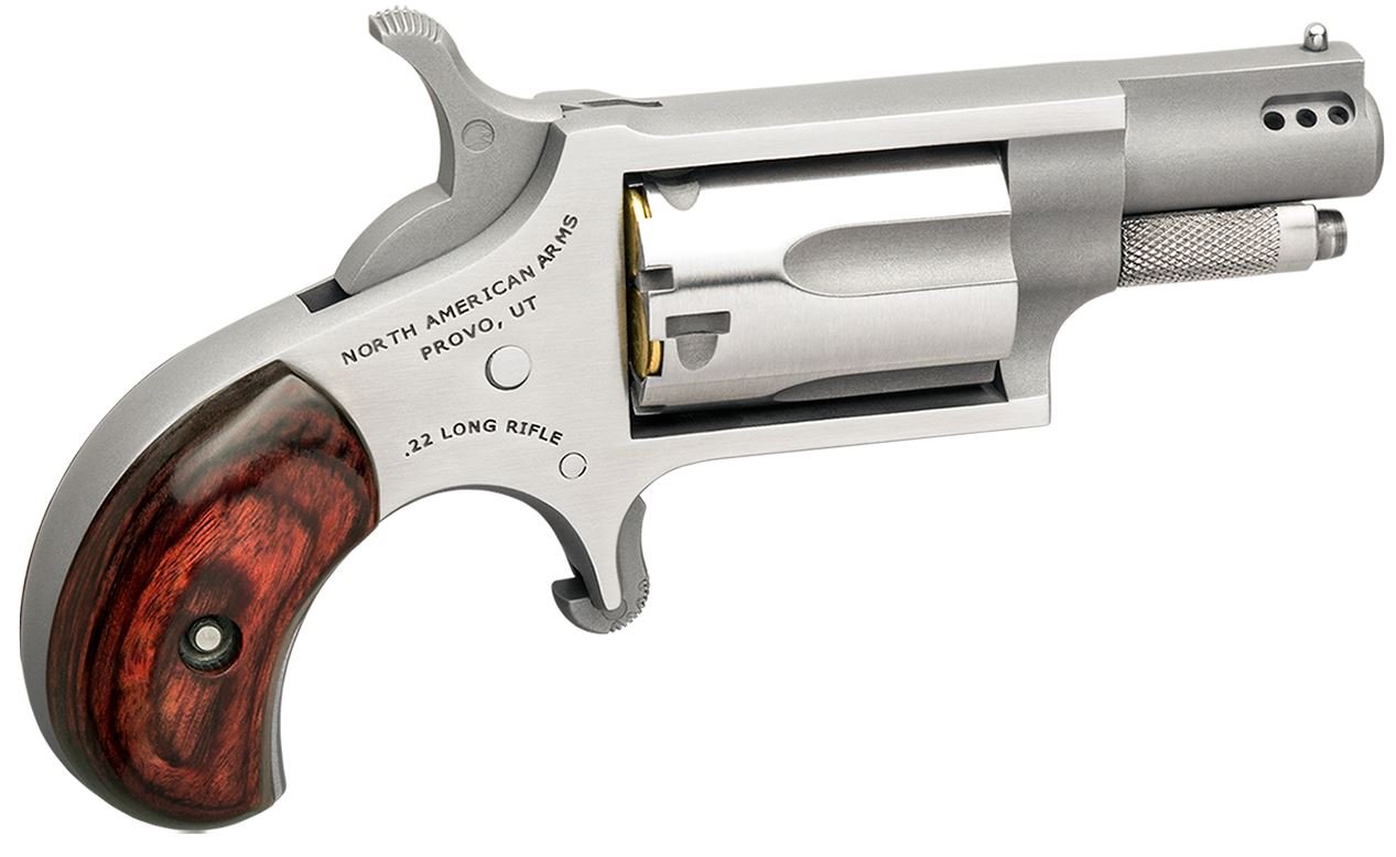 NORTH AMERICAN ARMS MINI 22LR REV 1-1/8″ SS PORTED NORTH AMERICAN ARMS MINI 22LR REV 1-1/8″ SS PORTED