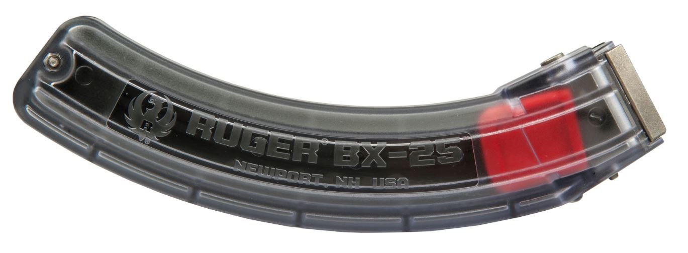 RUGER 10/22 MAGAZINE 22LR 25RD CLEAR RUGER 10/22 MAGAZINE 22LR 25RD CLEAR