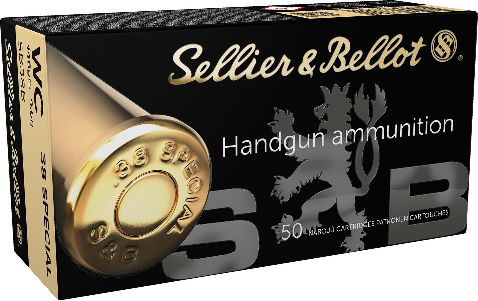 S&B 38SP 148GR WC 50RD S&B 38SP 148GR WC 50RD
