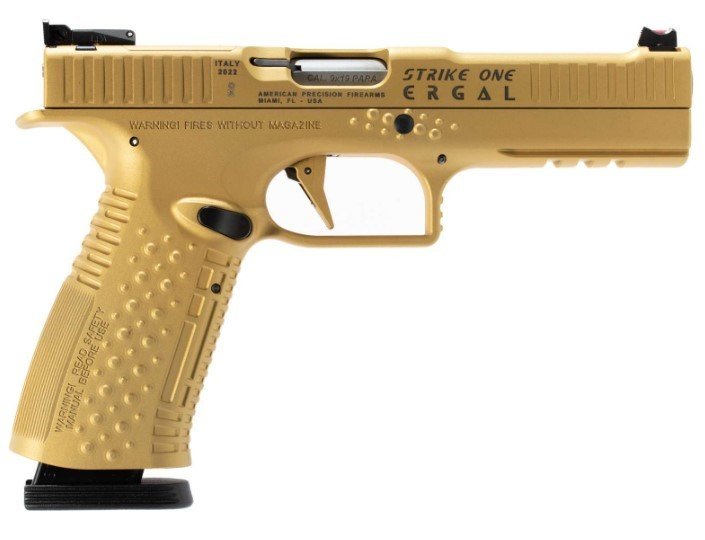APF STRIKE 1 ERGAL 9MM GOLD 10 APF STRIKE 1 ERGAL 9MM GOLD 10