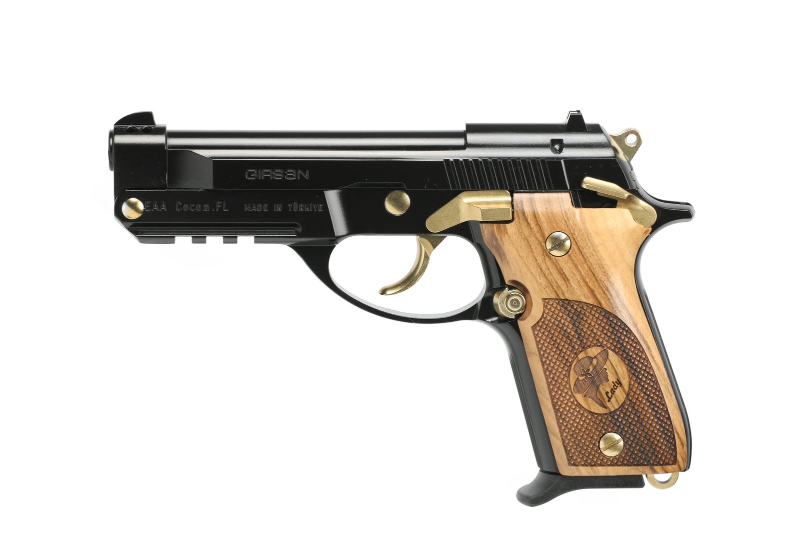 EAA CORP MC14T LADY 380ACP BK/GLD NC EAA CORP MC14T LADY 380ACP BK/GLD NC