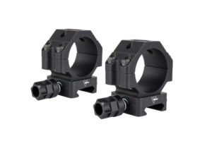 SCOPE RINGS W/ Q-LOC - BLACK, LOW, FITS 35MM TUBES, 1"H